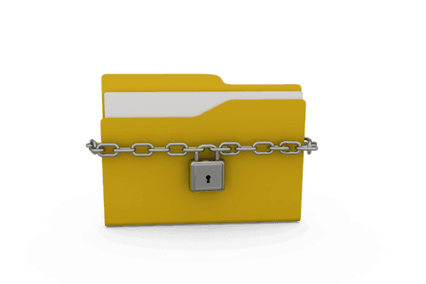 transparent digital secure folder with lock and chain - Download Free Stock Videos Pikwizard.com