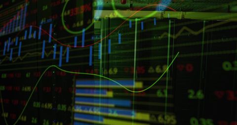 Digital Data Processing with Server Overlay Visuals - Download Free Stock Images Pikwizard.com