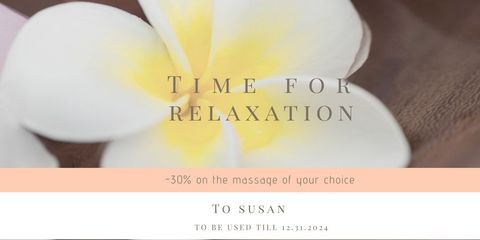 Serene Plumeria Flower with Wellness Discount Offer