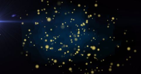 Golden dots on dark blue background for festive events