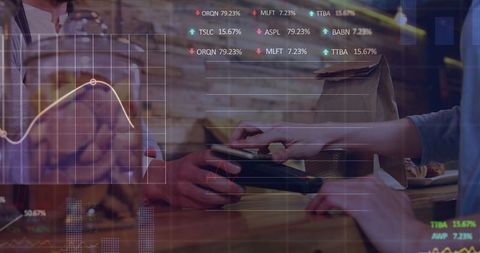Digital Payment Mobile Transaction with Stock Market Overlay