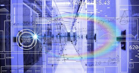 High-Tech Digital Interface in Modern Server Room - Download Free Stock Images Pikwizard.com
