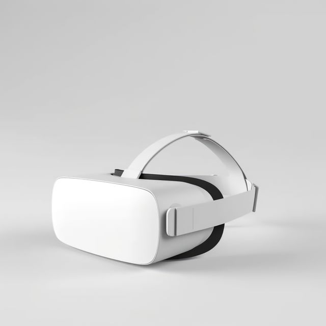 White vr headset on grey background with copy space, created using generative ai technology - Download Free Stock Photos Pikwizard.com