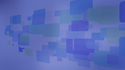 Abstract Blue Gradient with Overlapping Squares