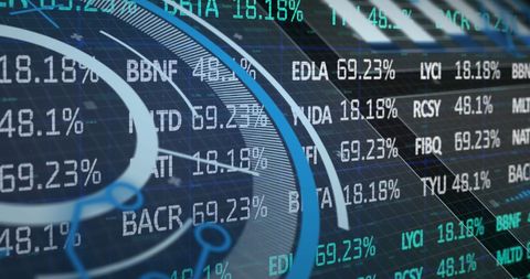 Digital Stock Market Data Analysis Interface - Download Free Stock Images Pikwizard.com