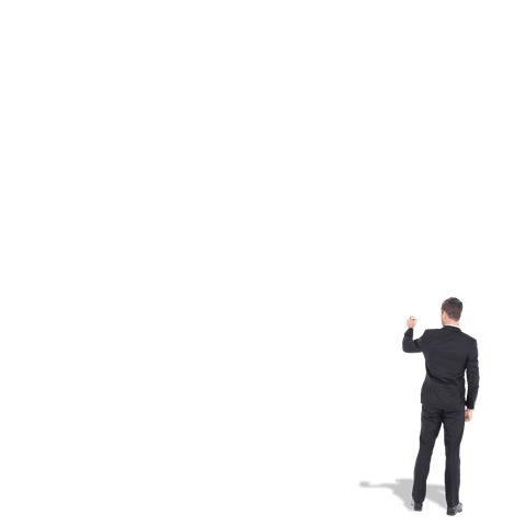 Businessman Writing on Transparent Background for Concepts - Download Free Stock Videos Pikwizard.com