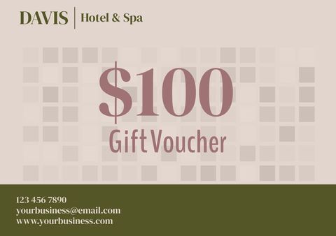 Luxurious Hotel Spa Gift Voucher Design Template - Download Free Stock Templates Pikwizard.com