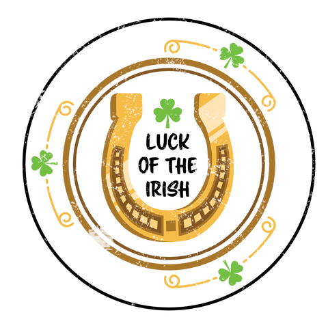 lucky horseshoe and shamrocks on transparent background for st. patrick's day - Download Free Stock Videos Pikwizard.com