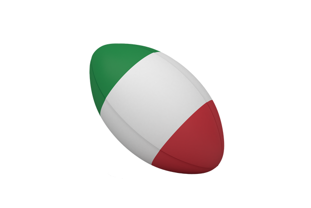 Italian Flag Rugby Ball on Transparent Background - Download Free Stock Videos Pikwizard.com