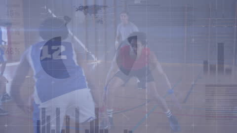 Analytics Blend With Live Basketball Game