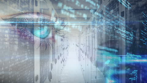 Futuristic Data Processing in a High-Tech Environment