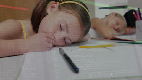 Children Learning with Digital Technology Overlay