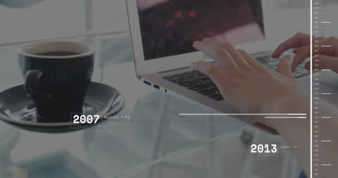 Digital Interface and Data Analysis Visualization