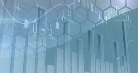 Blockchain Financial Data Visualization with Hexagonal Patterns - Download Free Stock Images Pikwizard.com