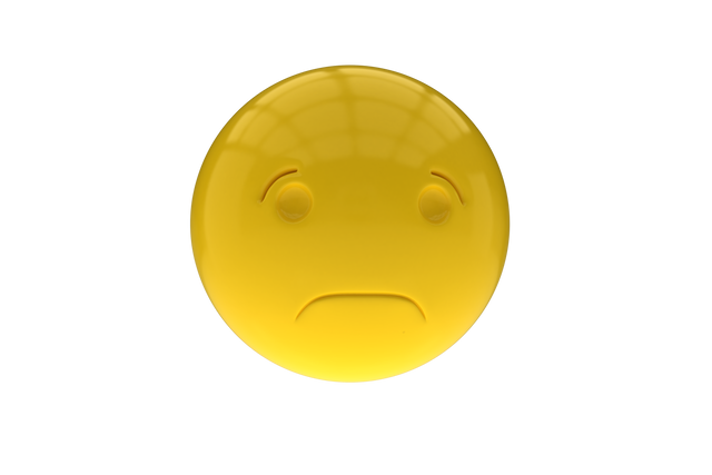 3D Transparent Sad Emoji with Worried Expression - Download Free Stock Videos Pikwizard.com