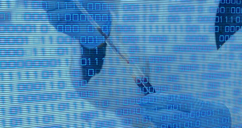 Doctor Analyzing Data with Test Tube in Laboratory Context