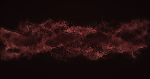 Glowing pink dna strand on black background