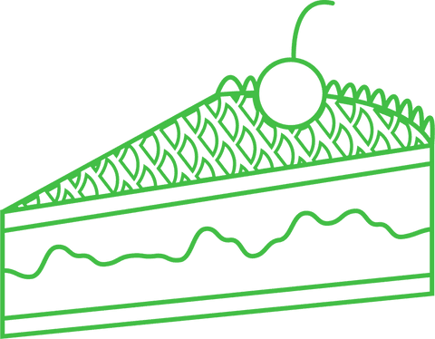 digital illustration of cake slice on transparent background - Download Free Stock Videos Pikwizard.com