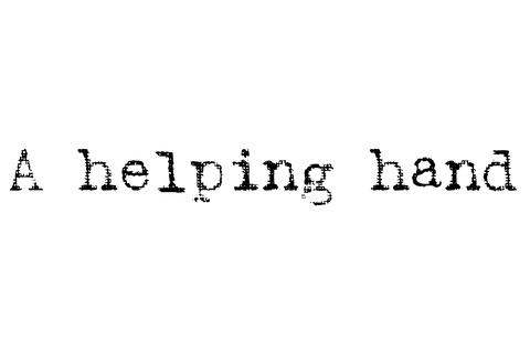 Black hopeful text on transparent background for inspirational use