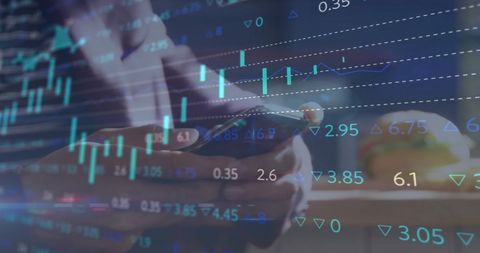 Businesswoman Analyzing Stocks via Smartphone in Modern Office - Download Free Stock Images Pikwizard.com