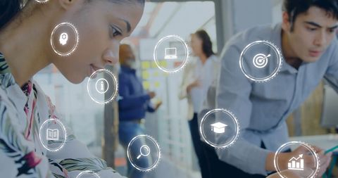 Collaborative Teamwork with Technological Integration in Creative Workspace