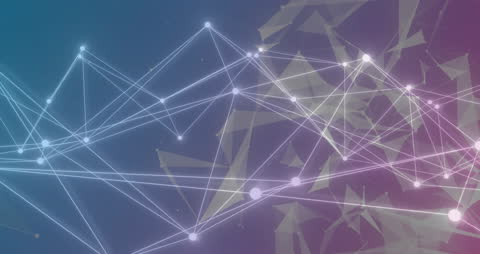 Abstract Network Background with Digital Connections