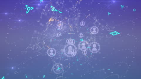 Digital Connections Global Network Concept