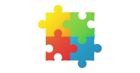 Colorful Puzzle Pieces Symbolizing Autism Awareness - Download Free Stock Images Pikwizard.com