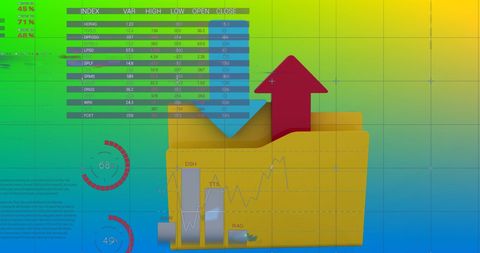 Statistical Data Exchange with Cloud Computing Icons - Download Free Stock Images Pikwizard.com