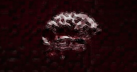 3D Red Metallic Skull with Coronavirus Background - Download Free Stock Images Pikwizard.com