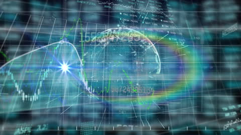 Global Stock Market Animation with Data Overlay