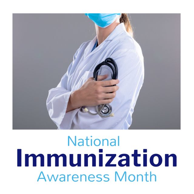 National Immunization Awareness Month Medical Professional - Download Free Stock Templates Pikwizard.com