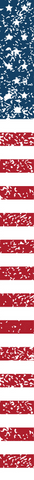 Distressed vintage usa flag on transparent background