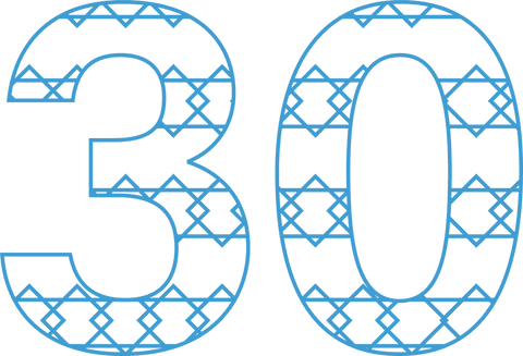 blue geometric number 30 on transparent background - Download Free Stock Videos Pikwizard.com
