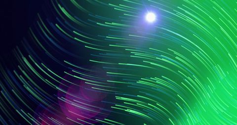 Vibrant Green and Blue Light Trails with Motion Effect - Download Free Stock Images Pikwizard.com
