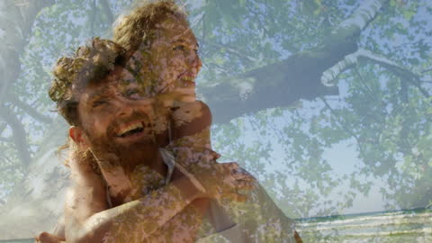 Joyful Father and Daughter on a Sunny Day