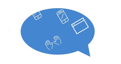 minimalist social media communication concept with digital elements - Download Free Stock Images Pikwizard.com