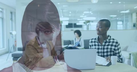 Creative office collaboration with cultural tribute