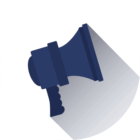 circular loudspeaker icon on transparent background - Download Free Stock Videos Pikwizard.com
