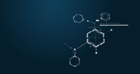 Digital Display of Chemical Structures in High-Tech Environment - Download Free Stock Images Pikwizard.com
