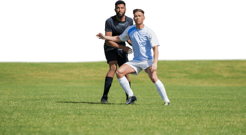 Male Football Players on Transparent Background Mid-Game - Download Free Stock Videos Pikwizard.com