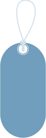 Blue Tag Illustration with Transparent Background for Branding Designs - Download Free Stock Videos Pikwizard.com