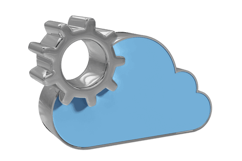 transparent workflow concept cloud with gear symbol vector - Download Free Stock Videos Pikwizard.com