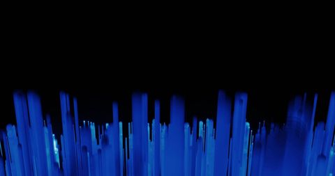 Blue Light Trails on Black Background for Digital Interface - Download Free Stock Images Pikwizard.com