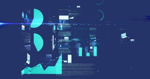 Futuristic Data Visualization and Analysis Medical Monitoring - Download Free Stock Images Pikwizard.com