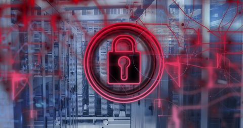 Secure Data Processing in a Modern Server Room - Download Free Stock Images Pikwizard.com