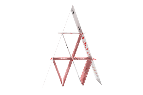 house of cards structure on transparent background - Download Free Stock Videos Pikwizard.com