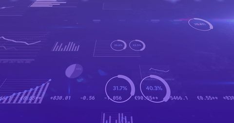 financial data processing with abstract graph charts - Download Free Stock Images Pikwizard.com