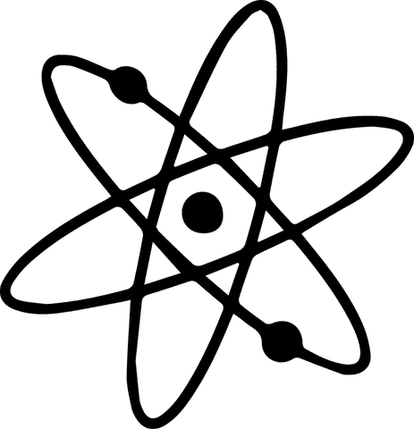 stylized atom icon orbiting on transparent background - Download Free Stock Videos Pikwizard.com