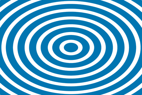 blue abstract circular pattern on transparent background - Download Free Stock Videos Pikwizard.com
